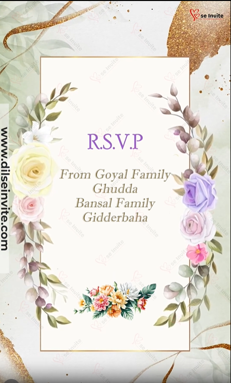 Eternal Bond Invitation
