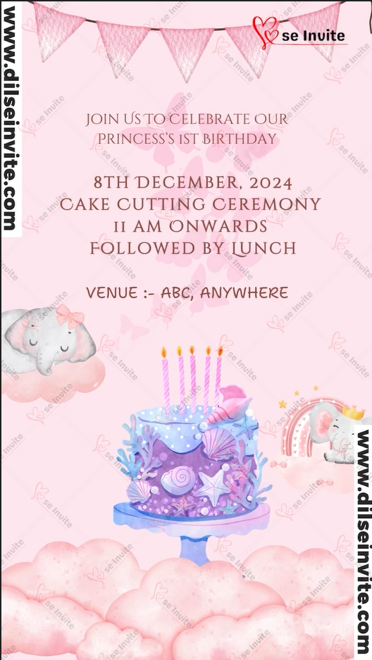 π Princess Birthday Invitations β¨π
