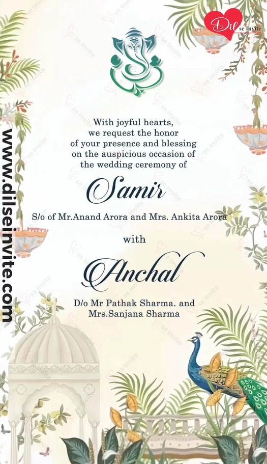 βΎοΈ Anant Vivah Invitations πβ¨