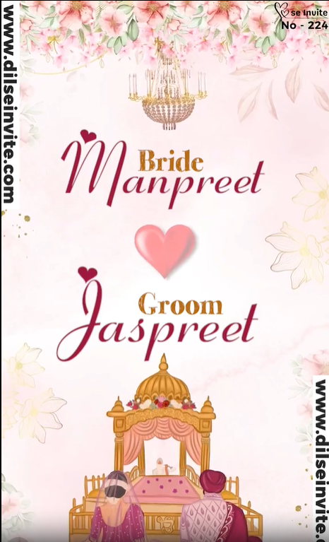 Anand Karaj Invite