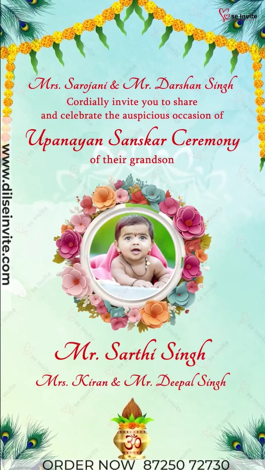 Upanayan Sanskar – Inviting You to a Sacred Thread Ceremony