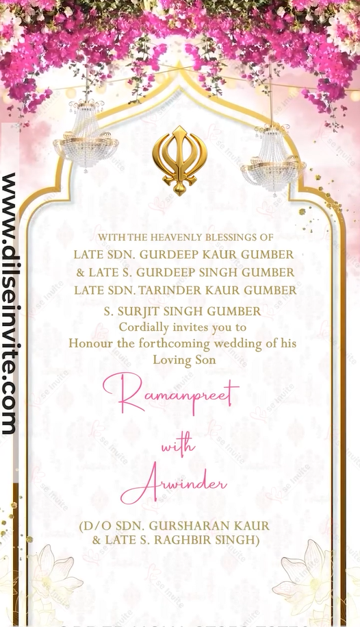 Radiance of Love Invite