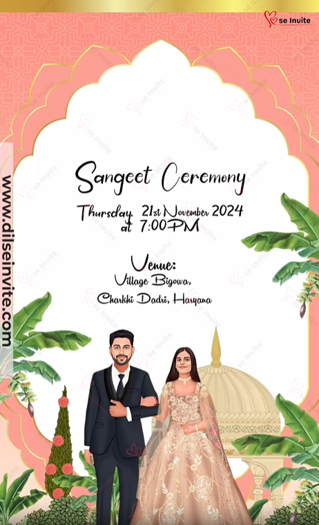 Cultural Wedding Invite