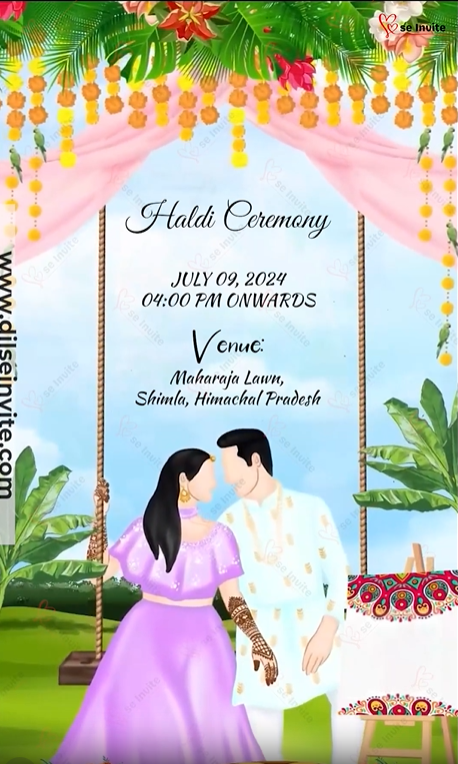 Graceful Harmony Invitation