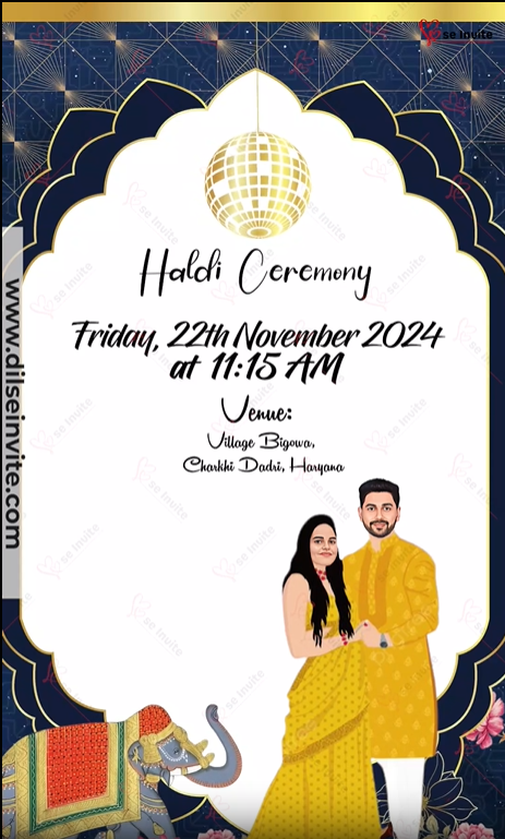 Cultural Wedding Invite