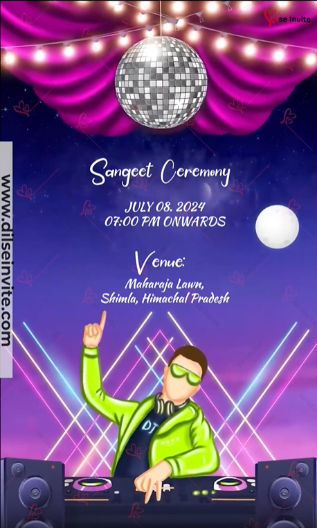 Graceful Harmony Invitation