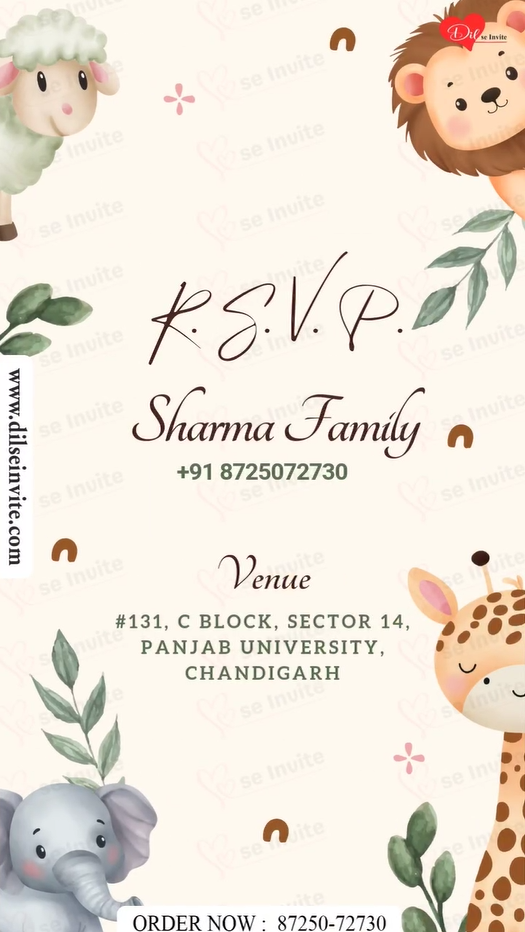 Radiant Birthday Invites