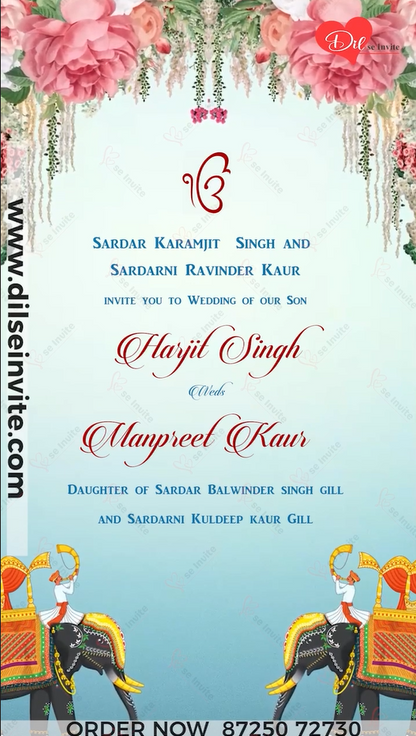 Sajda – A Soulful Sikh Wedding Invite