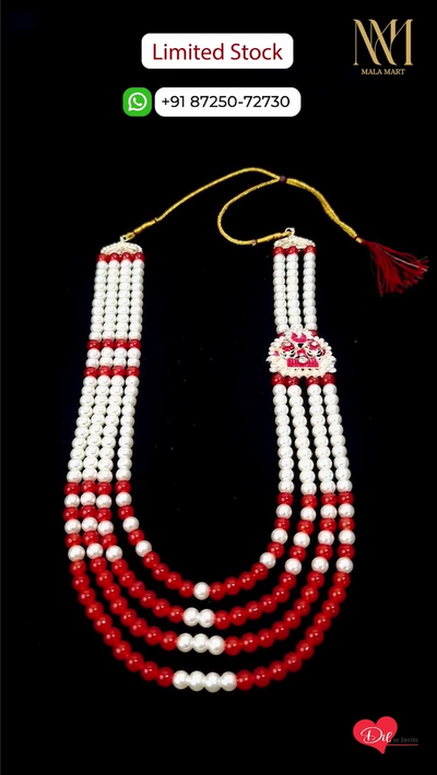 Red & White Floral