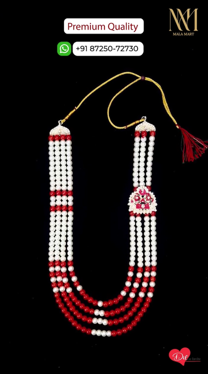 Red & White Floral