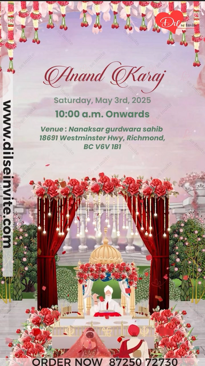 Sajda – A Soulful Sikh Wedding Invite