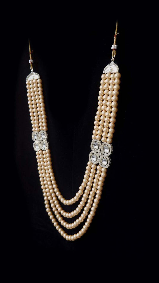 Champagne Blush Pearl Mala