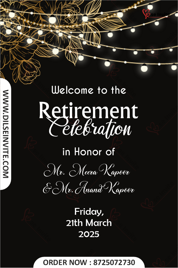 Retirement Party Board